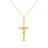 14ct Gold Crucifix Cross And Chain - R1309