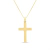 14ct Gold Flat Cross Necklet - R1311