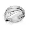 9ct White Gold Russian Wedding Ring - 3mm - R17532