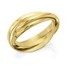 9ct Gold Russian Wedding Ring - 2mm - R17541