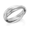 9ct White Gold Russian Wedding Ring - 2mm - R17542