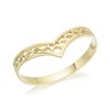 9ct Gold Wishbone Ring - R1915