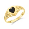 9ct Gold Onyx Signet Ring - R2944