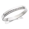 9ct White Gold Diamond Set Wedding Ring - 10pts - R3254