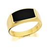 9ct Gold Gentleman's Onyx Signet Ring - R3733