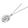 Clogau Silver And 9ct Rose Gold Tree Of Life Diamond Locket - R48104