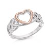 Clogau Silver And 9ct Rose Gold Welsh Royalty Ring - R48109