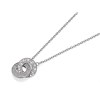 Clogau Silver And 9ct Rose Gold White Topaz Tree Of Life Necklace - R48112