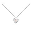 Clogau Silver And 9ct Rose Gold Tree Of Life Heart Necklace - R48167