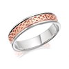 Clogau Silver And 9ct Rose Gold Annwyl Ring - R4828