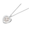 Clogau Silver And 9ct Rose Gold Welsh Royalty Necklace - R4884