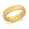 Clogau 9ct Gold Cariad Windsor Wedding Ring - 5mm - R4891