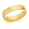 9ct Gold Heavyweight Court Wedding Ring - 4mm - R5274