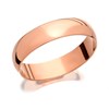 9ct Rose Gold Heavyweight D Shaped Wedding Ring - 4mm - R5424