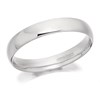 9ct White Gold Heavyweight Court Wedding Ring - 3mm - R5573