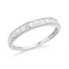 9ct White Gold Cubic Zirconia Half Eternity Ring - EXCLUSIVE - R5942