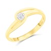 9ct Gold Cubic Zirconia Wrap Ring - R5985