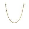 Aureus 9ct Bonder Gold On Sterling Silver Franco Necklace - 18in - R6001