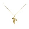 Aureus 9ct Bonded Gold On Sterling Silver Multi Charm Necklace - R6017