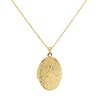 Aureus 9ct Bonded Gold On Sterling Silver Oval Locket And Chain - R6022