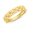 9ct Gold Brick Link Ring - R6130