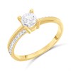 9ct Gold Claw Set Ring - R6144