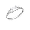 9ct White Gold Cubic Zirconia Ring - R6557