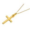 9ct Gold Cross And Chain - R6857