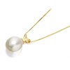 9ct Gold 7MM Freshwater Pearl Pendant And Chain - R7702