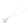 9ct White Gold Freshwater Pearl And Diamond Necklace - R7729