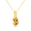 9ct Gold Swirl Citrine Necklace - R82130