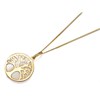 9ct Gold Mother Of Pearl F.Hinds Tree Of Life Necklace - R8219