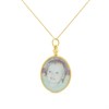 9ct Gold Double Sided Photo Necklace - R8757