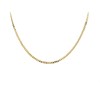 9ct Gold 2.8mm Wide Diamond Cut Solid Curb Chain - 22in - R9010