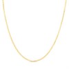 9ct Gold 16in Diamond Cut Solid Flat Curb Chain - R9014