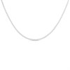 9ct White Gold 20in Solid Flat Curb Chain - R9042