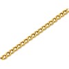 9ct Gold 2mm Wide Hollow Curb Chain - 16in - R9066