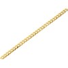 9ct Gold 3.5mm Wide Diamond Cut Solid Curb Chain - 20in - R9087