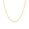 9ct Gold 3.2mm Wide Figaro 22in Necklace - R9116