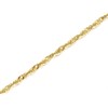 9ct Gold 1mm Wide Solid Singapore Chain - 22in - R9189
