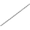 9ct White Gold 1mm Wide Solid Belcher Chain - 16in - R9302