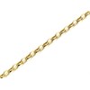 9ct Gold 4mm Wide Oval Hollow Belcher Chain - 20in - R9321