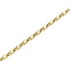 9ct Gold 4mm Wide Oval Hollow Belcher Chain - 22in - R9322