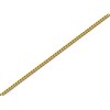 9ct Gold 1mm Wide Solid Curb Chain - 16in - R9452