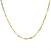 9ct Gold 2.3mm Wide Paper Link Chain - 16in - R9461