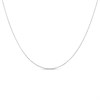 9ct White Gold Venetian Box Chain -18in/46cm - R9474