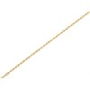 9ct Gold 1mm Wide Hollow Anchor Chain - 18in - R9482