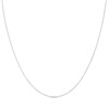 9ct White Gold Diamond Cut 20in Solid Trace Chain - R9493
