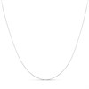 9ct White Gold Diamond Cut 18in Trace Chain - R9496