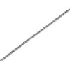 9ct White Gold 1mm Wide Solid Singapore Chain - 18in - R9702